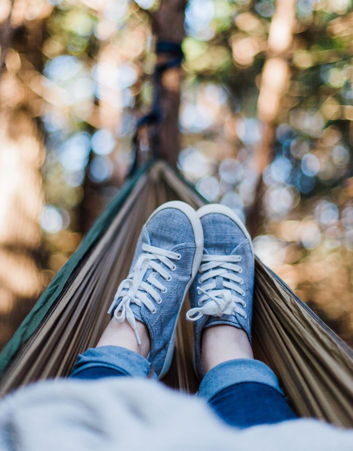 Hammock relaxing hypnotherapy session